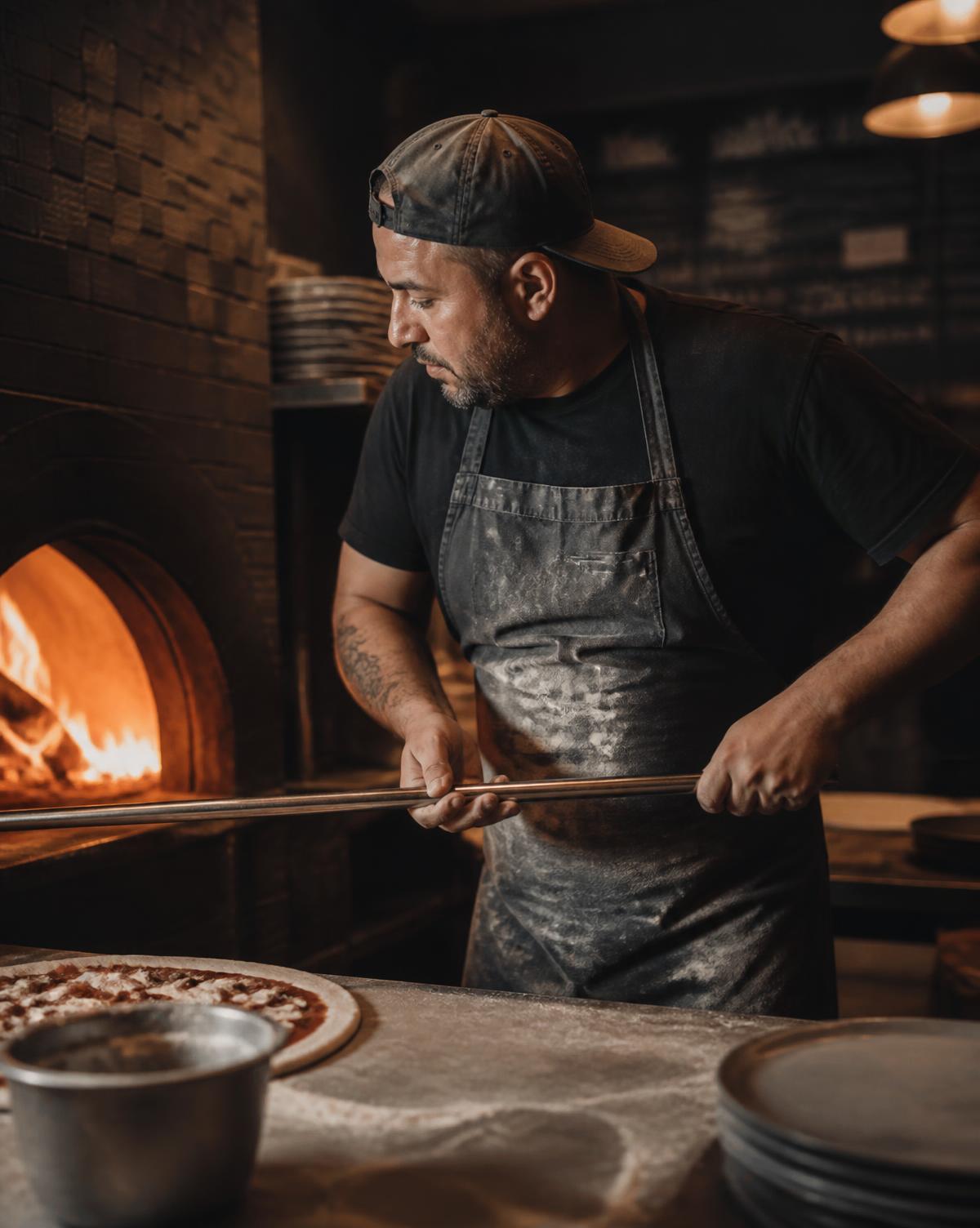 Inside the Centro Pizza dining room on Broadway in Burlingame